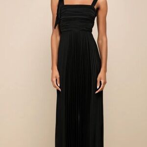 Lulu's Black Maxi Dress